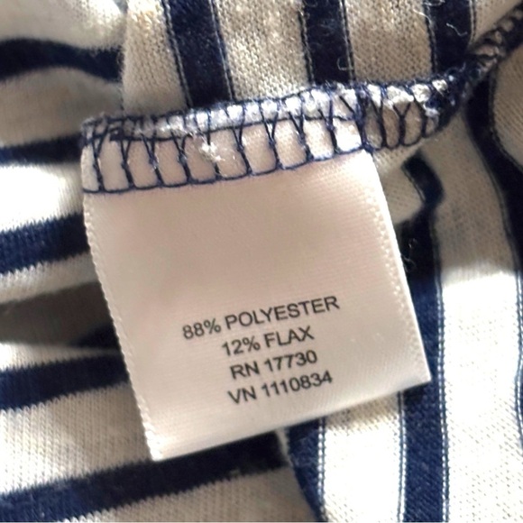 Striped Racerback Top with Ruffle Detail - Picture 9 of 10